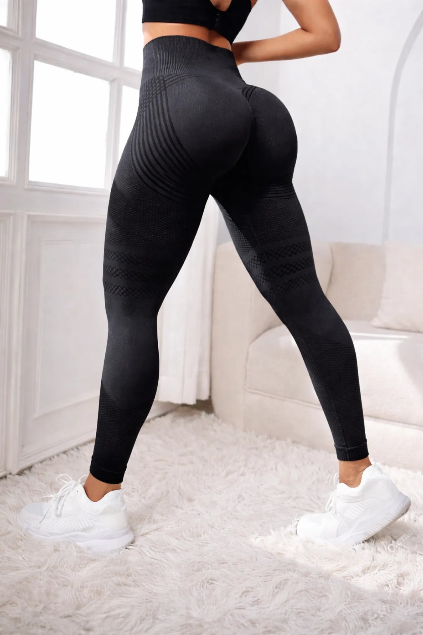 Legging Sculptant Taille Haute – Effet Push Up & Silhouette Galbée